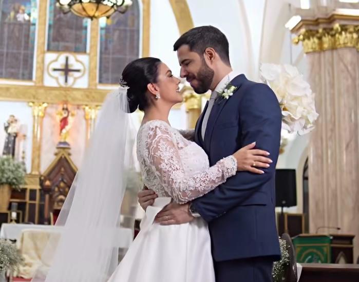 Luiza Saline Rassi e Douglas Felipe Sousa trocaram alianças na mão esquerda no sábado (Foto/Arquivo pessoal)