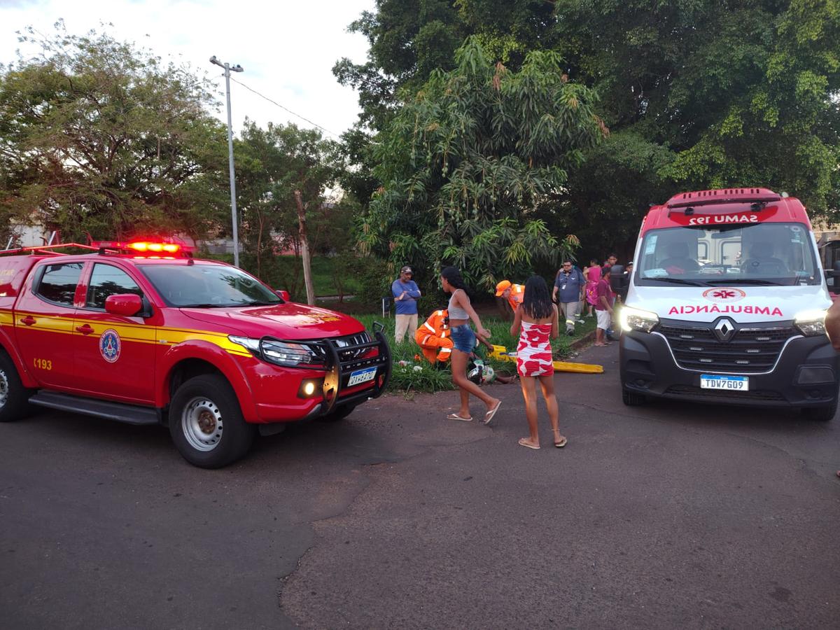 Vítimas foram socorridas e encaminhadas para atendimento hospitalar (Foto/Divulgação)