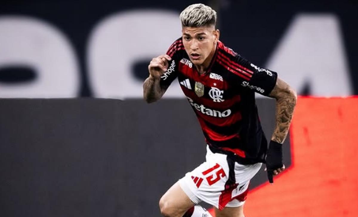 Gol de Carrascal no fim garante vitória do Flamengo e vantagem na Libertadores (Foto/Reprodução)