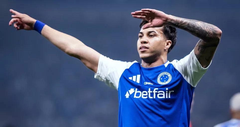 Kaio Jorge está de volta ao ataque do Cruzeiro hoje contra o Palmeiras (Foto/Agencia Futebol Interior)