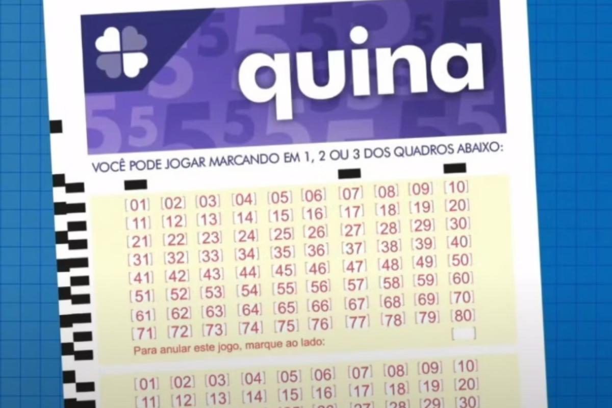 Sorteio da Quina é realizado de segunda a sábado (Foto/Reprodução Caixa)