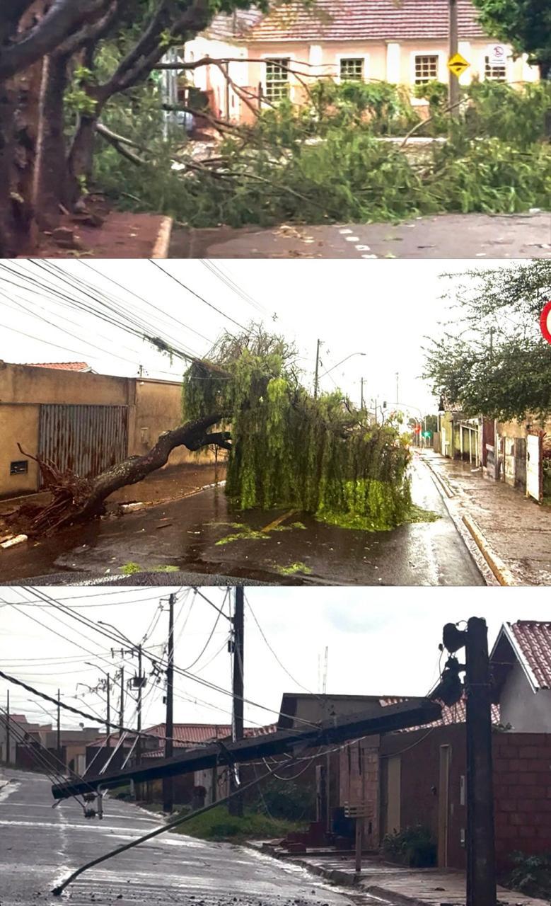 Sacramento amanheceu, nesta segunda-feira (3), contabilizando os estragos da chuva do final de semana. (Foto/Reprodução)