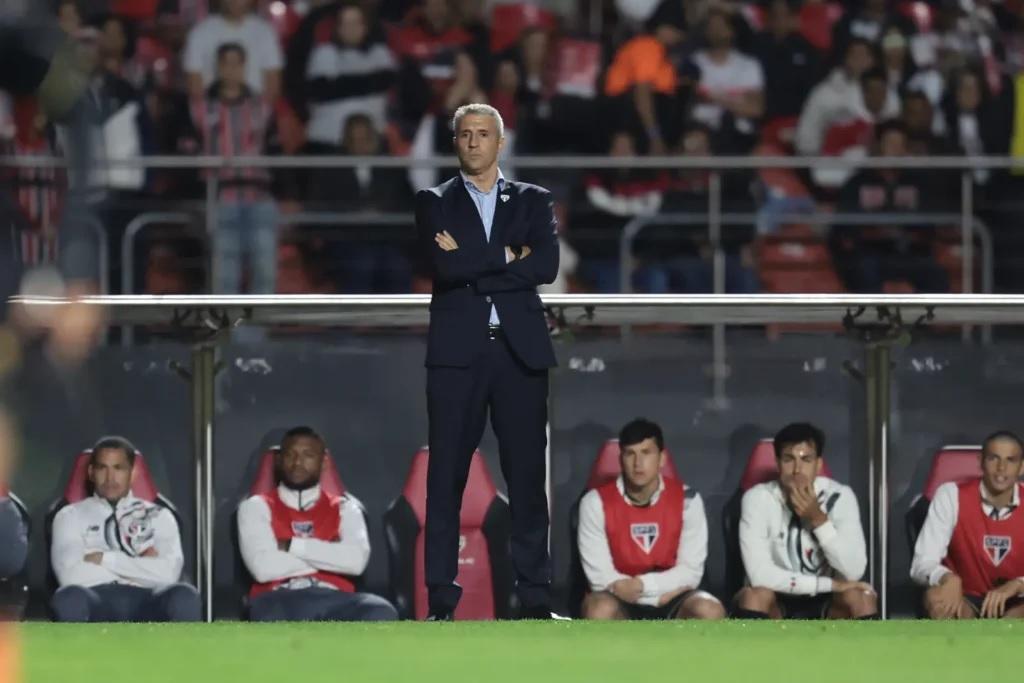 O São Paulo, comandado por Hernán Crespo, atravessa um bom momento (Foto/Rubens Chiri/SPFC)
