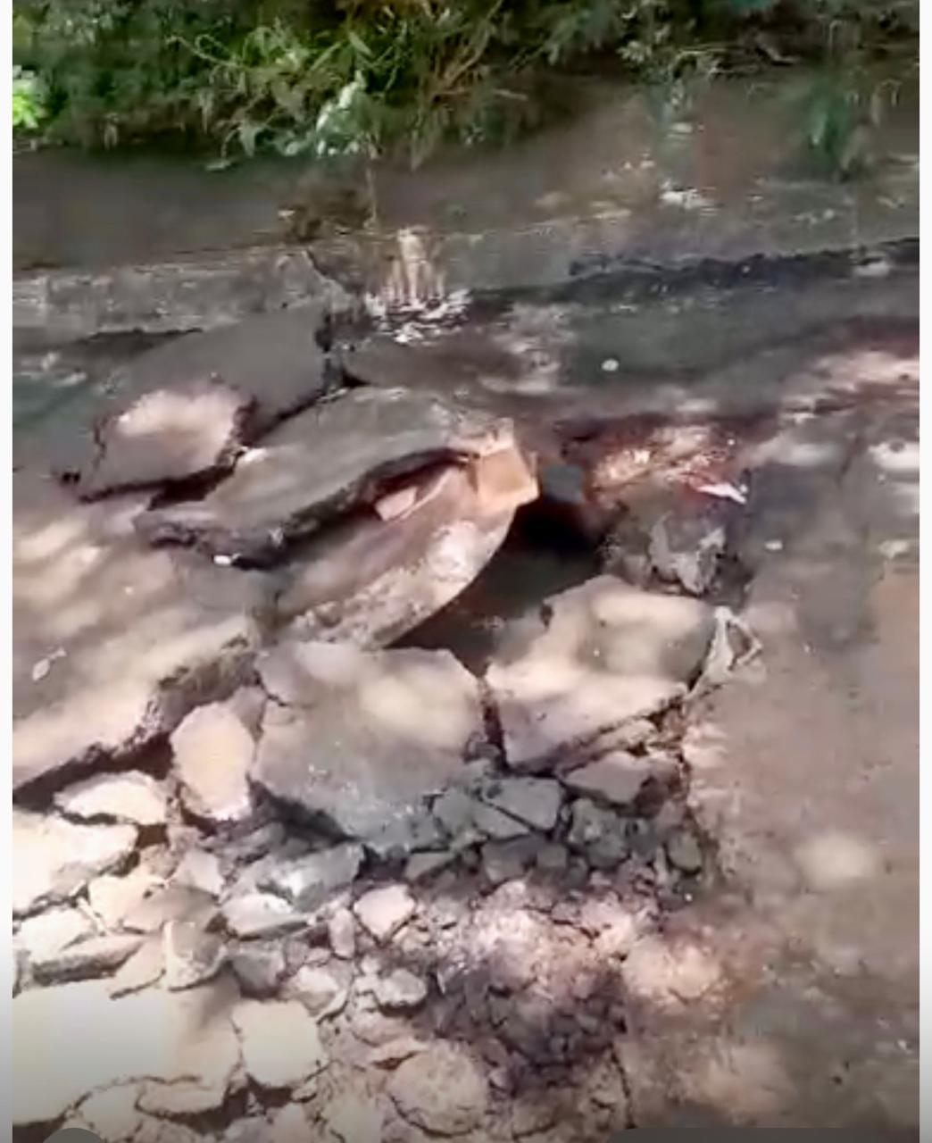 De acordo com relatos, o problema vem se agravando com as últimas chuvas (Foto/Reprodução)