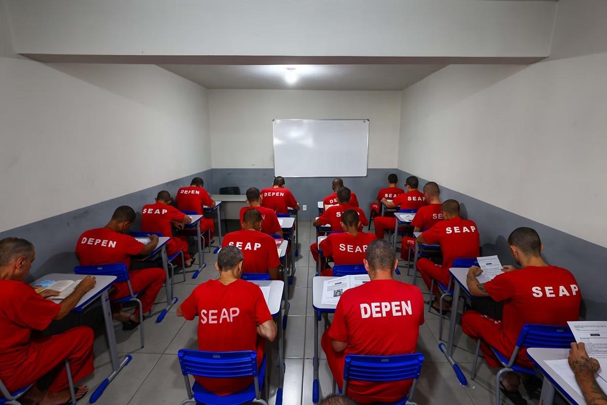 As provas têm o mesmo nível de dificuldade e a mesma estrutura do Enem regular (Foto/Sejusp/Divulgação)