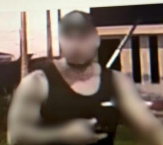 Suspeito foi flagrado por câmeras de segurança em Franca (SP) (Foto/Reprodução)