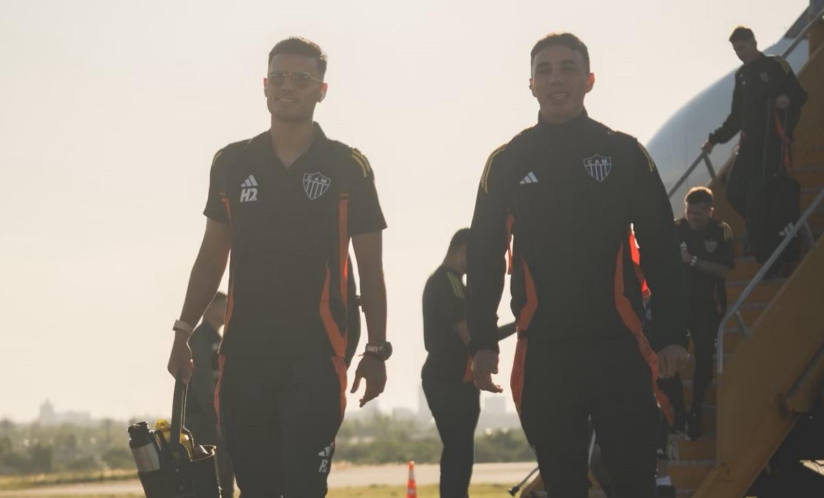 Atlético deixou Belo Horizonte no início da tarde desta quarta-feira (19/11) (Foto/Pedro Souza / Atlético)