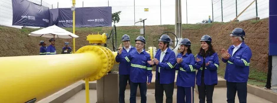 Oito novos municípios passam a estar diretamente conectados à rede de distribuição de gás natural com a inauguração da obra (Foto/Divulgação)