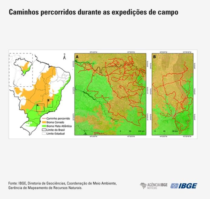 No trecho que envolve Uberaba, Sacramento, Fronteira e Planura, os especialistas identificaram que praticamente toda a área ao norte do Rio Grande apresenta características típicas do Cerrado (Foto/Reprodução)