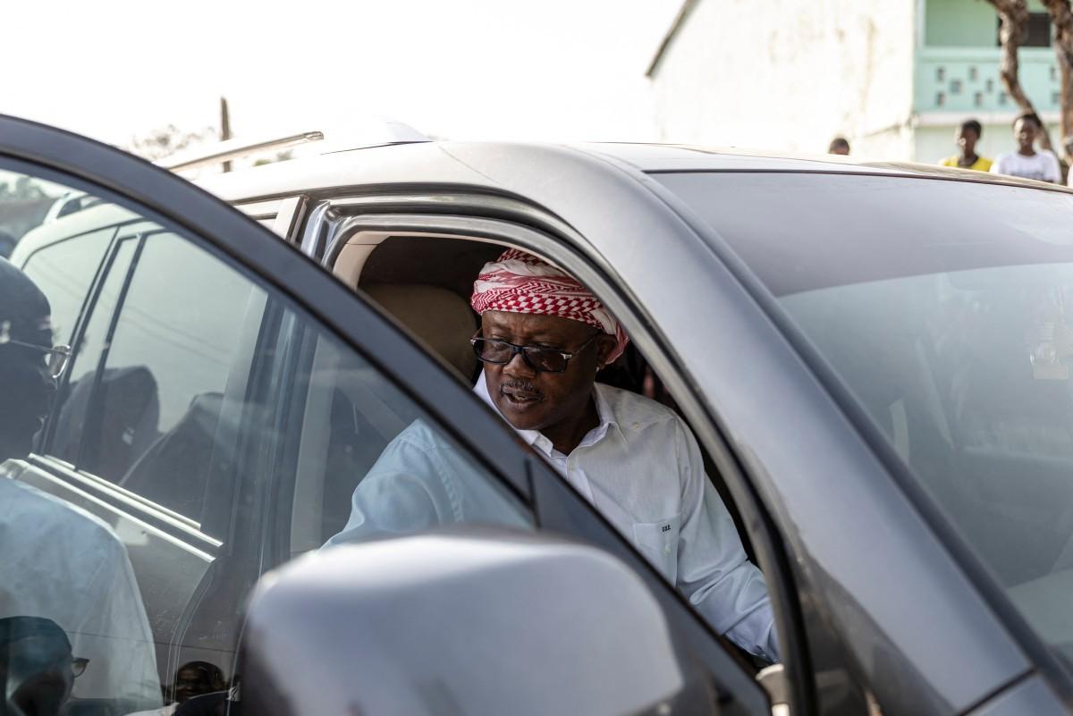 O presidente deposto Umaro Sissoco Embaló, em foto feita no dia 23 de novembro (Foto/AFP or licensors)