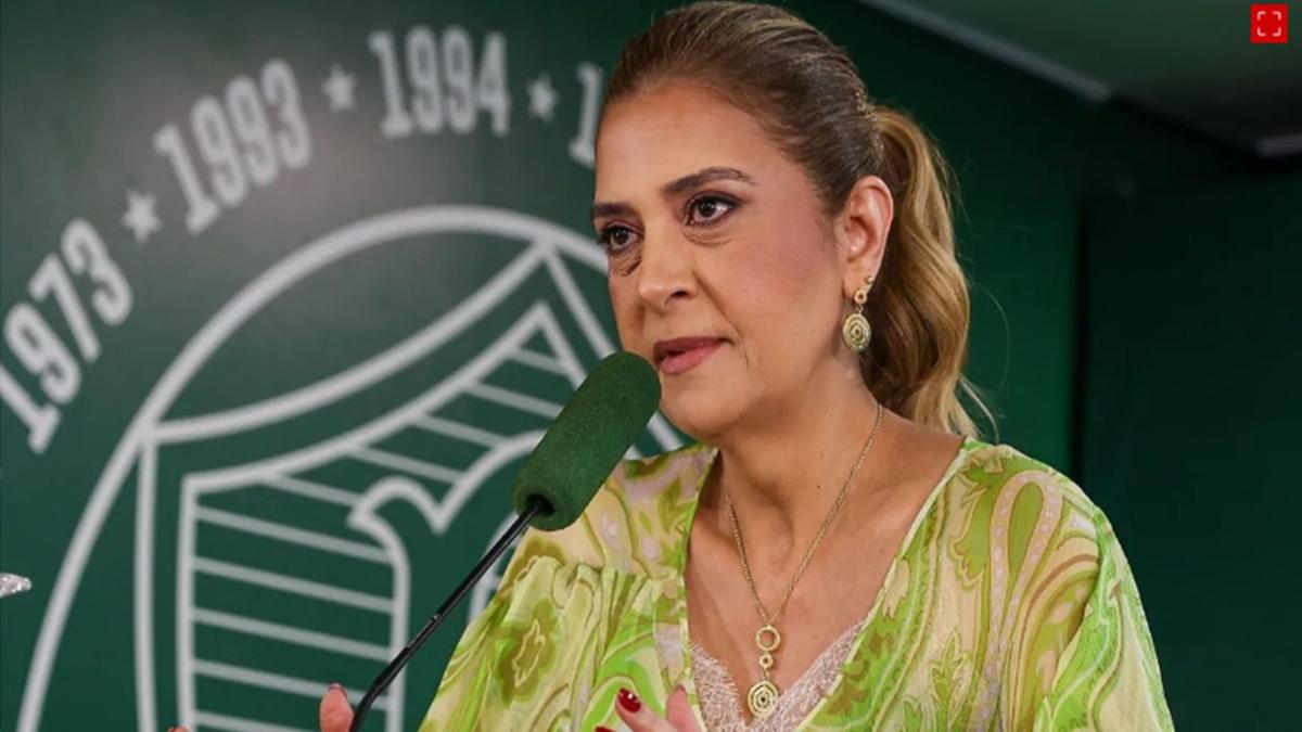 Leila Pereira avalia mudança estatutária para seguir na presidência do Palmeiras (Foto/Fábio Menotti/SEP)