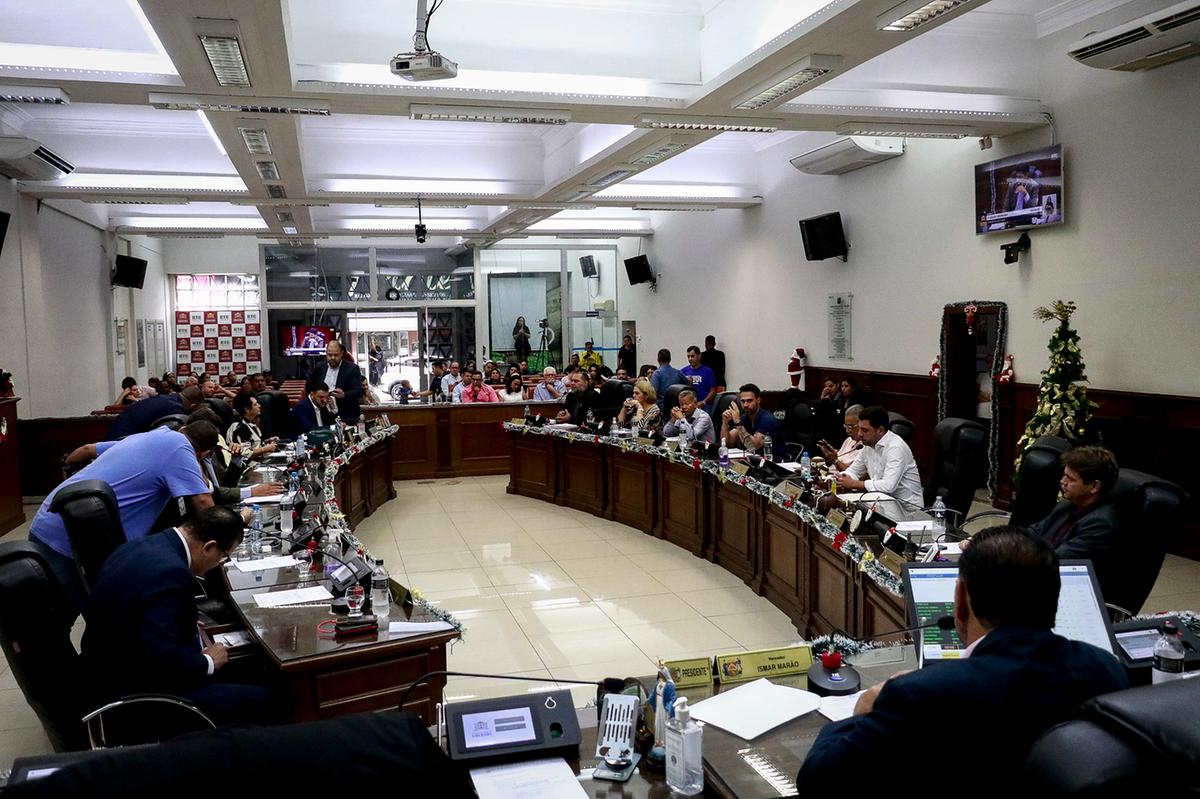 Plenário da Câmara Municipal de Uberaba (Foto/Divulgação CMU)