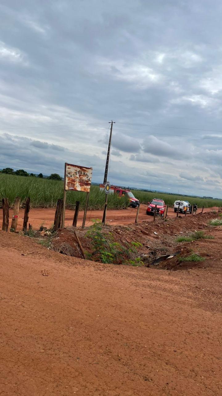 Local onde a vítima foi encontrada (Foto/Divulgção)