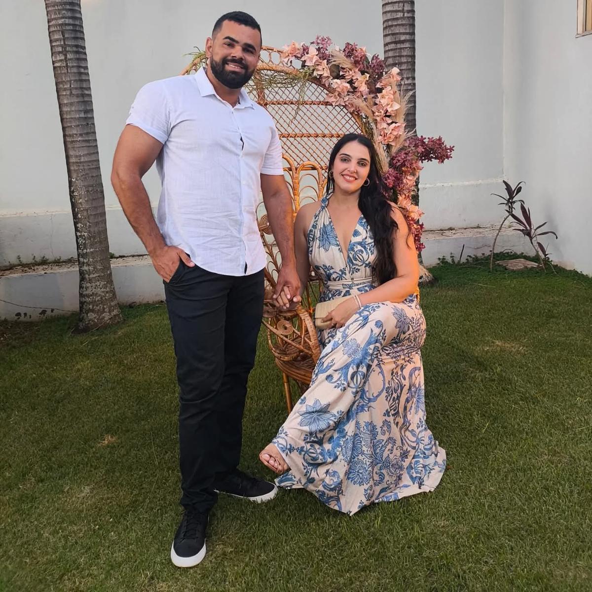 Thiago Henrique fez aniversario e comemorou ao lado da esposa, Carol Moreira (Foto/Arquivo pessoal)