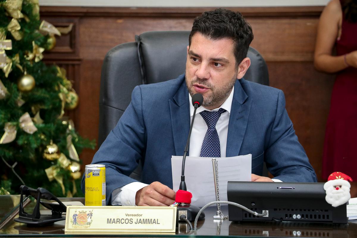 Vereador Marcos Jammal pede que sejam adotadas medidas semelhantes às do INSS, que interrompeu pagamentos ao banco, diante de suspeitas de irregularidades (Foto/Rodrigo Garcia/CMU)