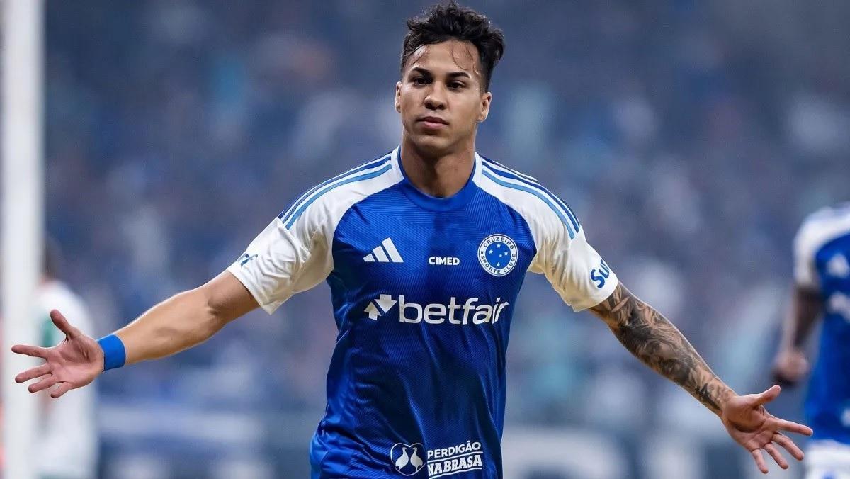 Cruzeiro vai precisar muito dos gols de Caio Jorge hoje contra Corinthians (Foto/Gustavo Aleixo)