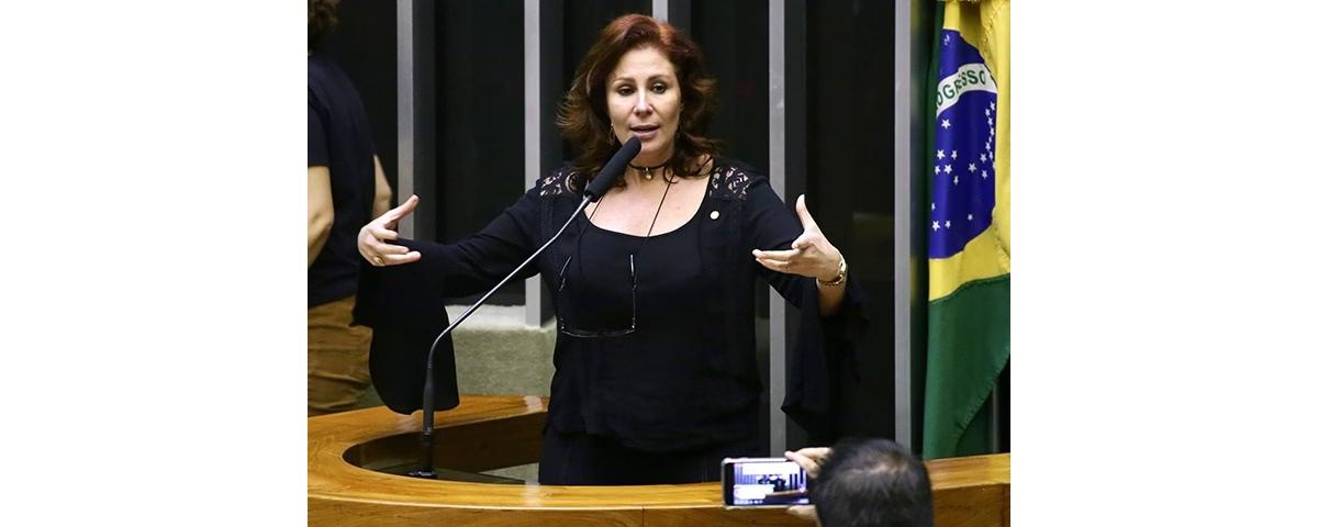 Carla Zambelli assumiu a perda do mandato na Câmara (Foto/Agência Câmara)