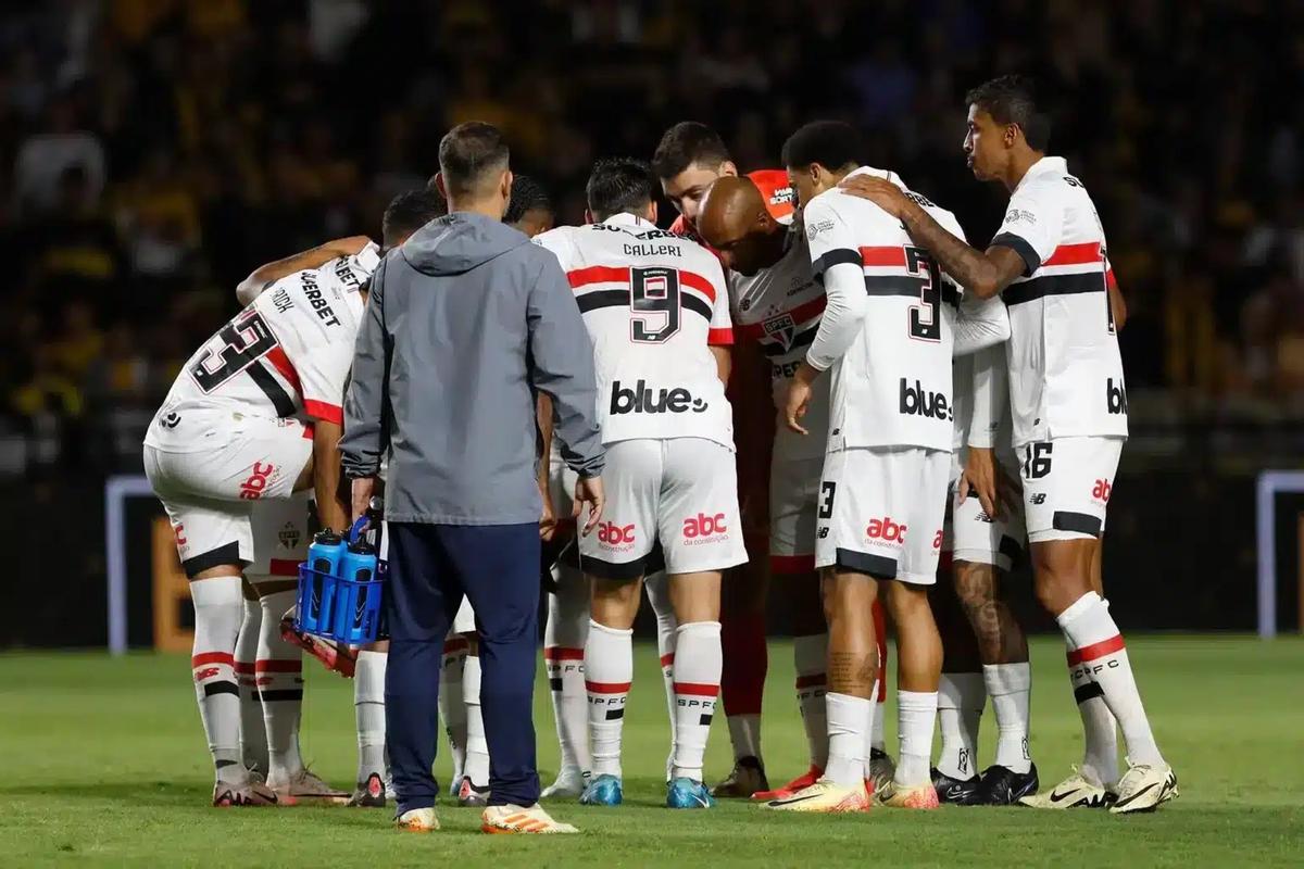Com isso, o São Paulo terá como destino continental em 2026 a disputa da Copa Sul-Americana (Foto/Rubens Chiri/SPFC)