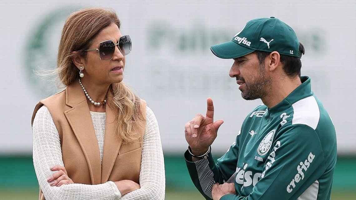 Para Leila, o desconforto de Abel foi quando o time deixou escapar títulos possíveis (Foto/César Greco/Palmeiras)
