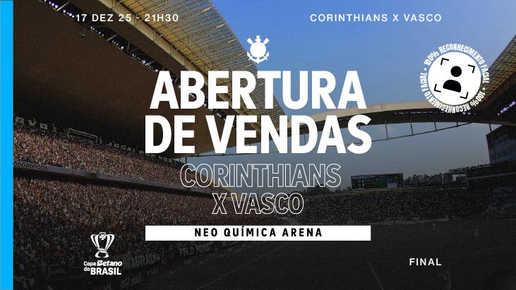 Os ingressos para o primeiro jogo, em São Paulo, já estão disponíveis para venda (Foto/Corinthians)