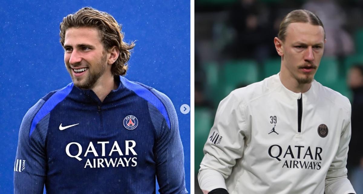 O PSG teve que contornar a situação entre o russo Matvey Safonov e o ucraniano Illia Zabarnyi (Foto/Montagem)