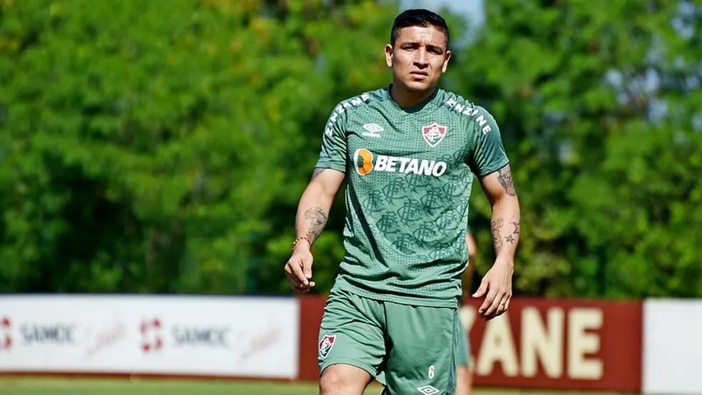 Mario Pineida atuava pelo Barcelona de Guayaquil e teve passagem pelo Fluminense em 2022 (Foto/Mailson Santana/Fluminense FC)
