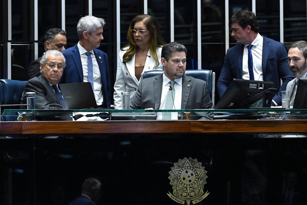 O presidente do Senado, Davi Alcolumbre (União Brasil-AP), incluiu o PL da Dosimetria na pauta do plenário antes mesmo da votação na CCJ (Foto/Senado Federal do Brasil)