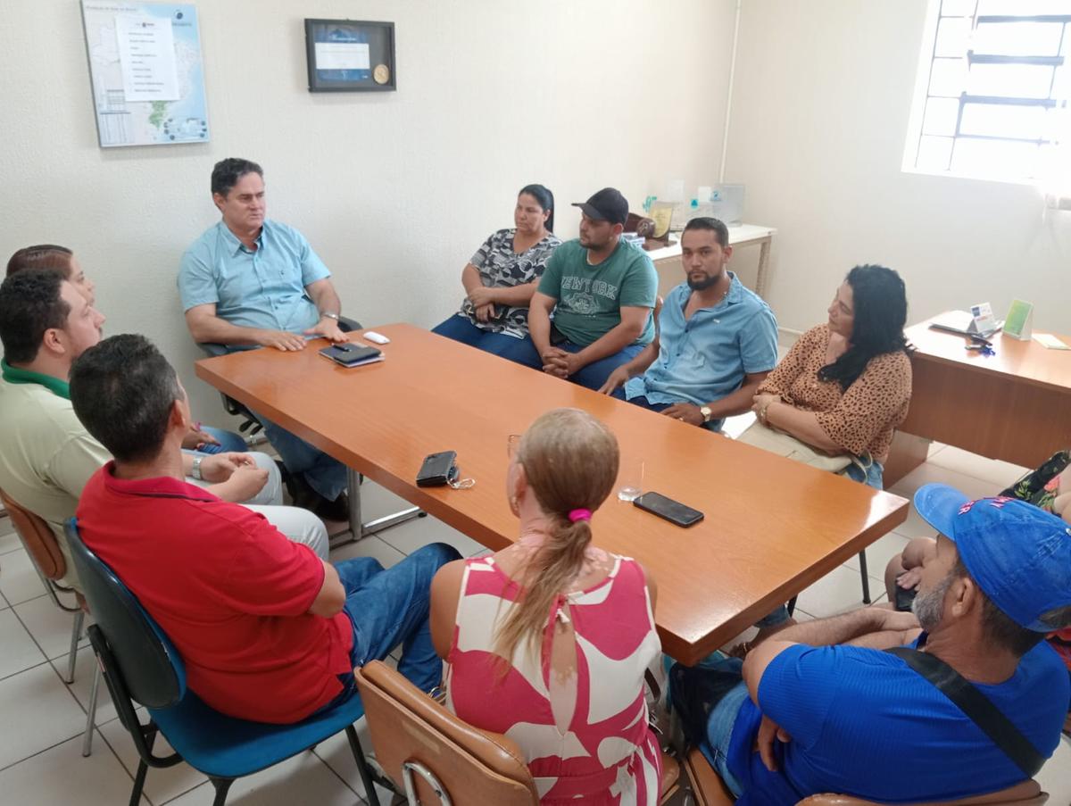 Reunião da Sagri em que houve a decisão sobre a feira (Foto/Divulgação)