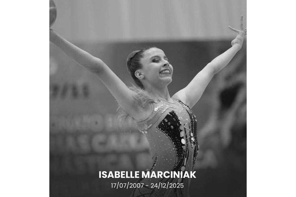 Isabelle Marciniak, de 18 anos, faleceu em decorrência de um câncer (Foto/Divulgação/Federação Paranaense de Ginástica)