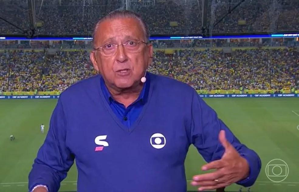 Neste sábado, Galvão utilizou as redes sociais para tranquilizar e agradecer as mensagens de apoio recebidas (Foto/Rede Globo)
