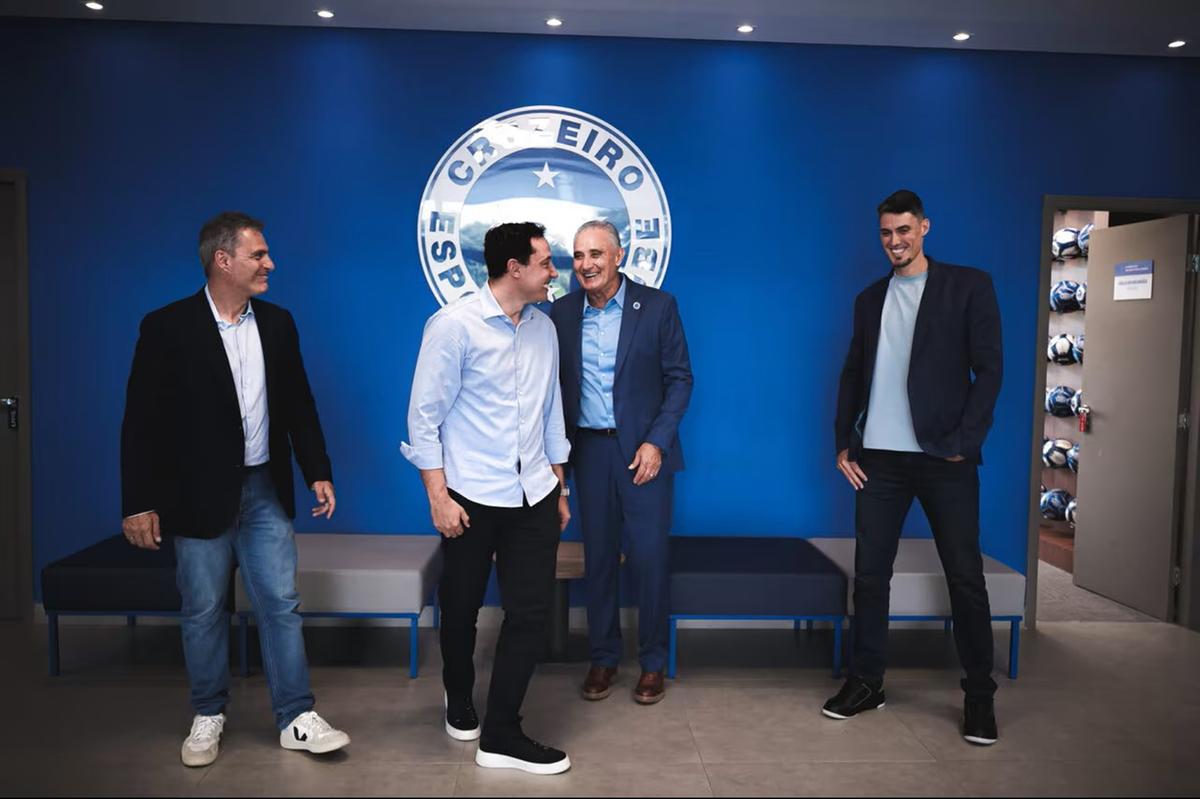 Tite firmou contrato com o Cruzeiro até dezembro de 2026 (Foto/Divulgação Cruzeiro)