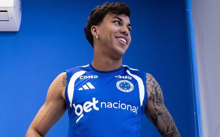 Kaio Jorge segue como peça central do projeto esportivo do Cruzeiro para 2026 (Foto/Gustavo Aleixo)