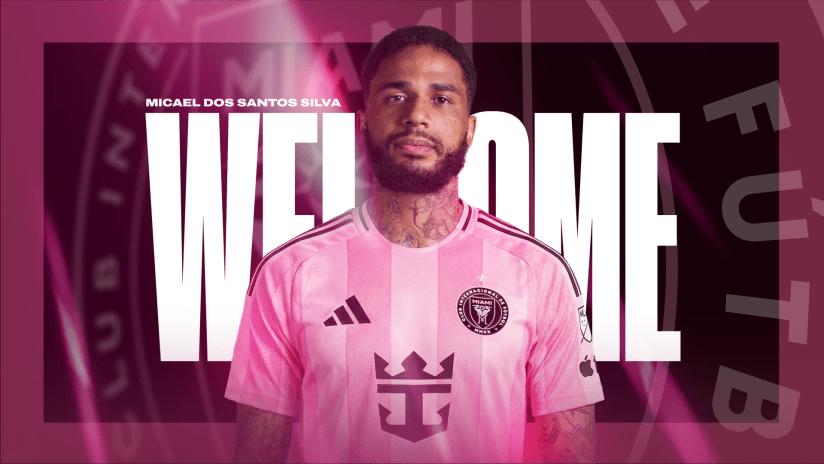 Micael de 25 anos atuará nos Estados Unidos por empréstimo até o fim da MLS (Foto/Inter de Miami)