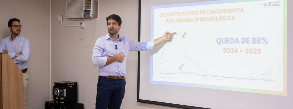 Secretário de Estado de Saúde, Fábio Baccheretti (Foto/Rafael Mendes / SES-MG)