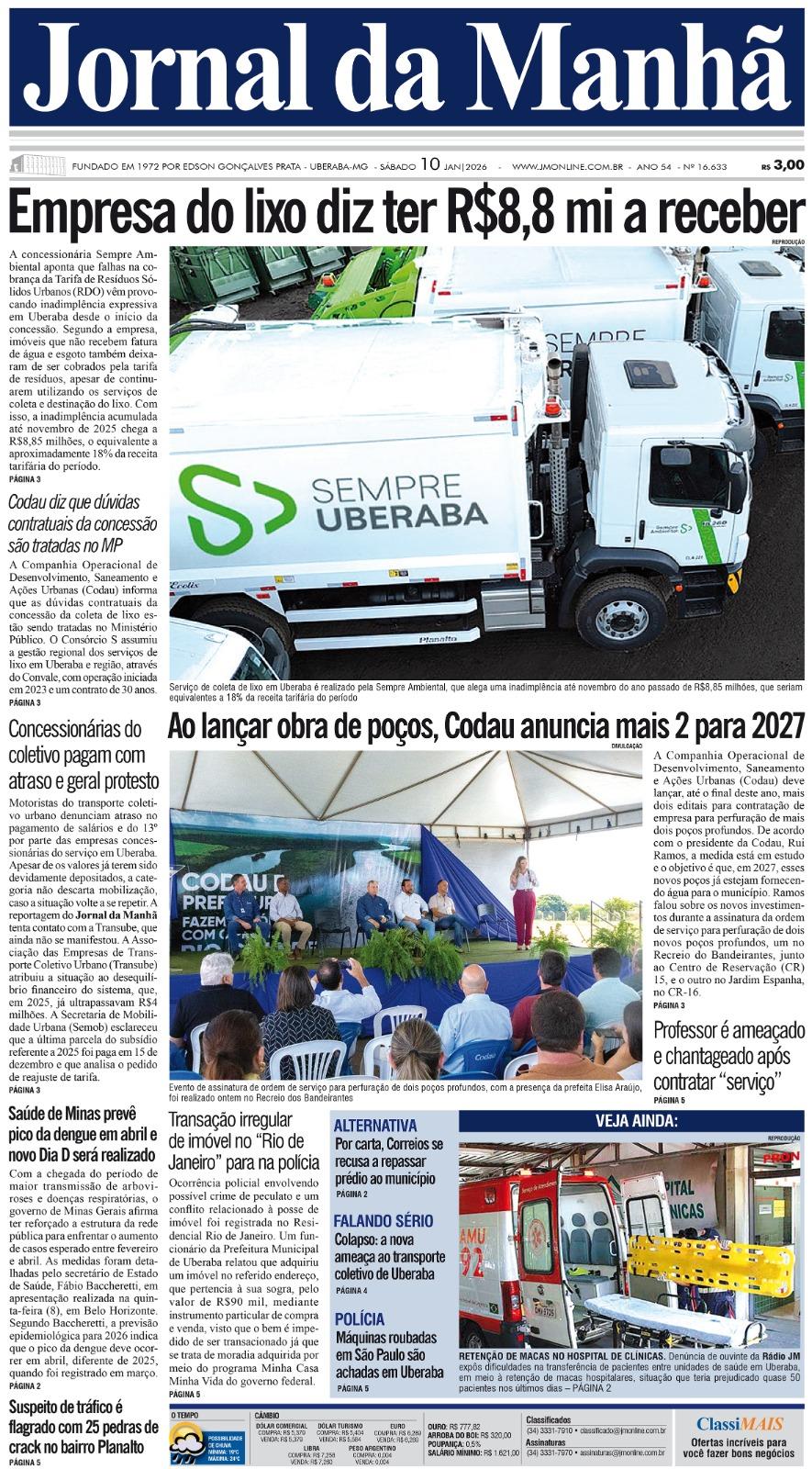 Edição do dia - 10/01/2026