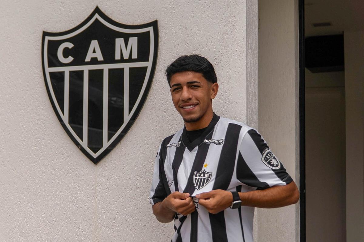 De contato Novo, Kauã Pascini terá uma oportunidade de mostrar seu futebol hoje contra o Betim (Foto/Pedro Melo – Atlético)