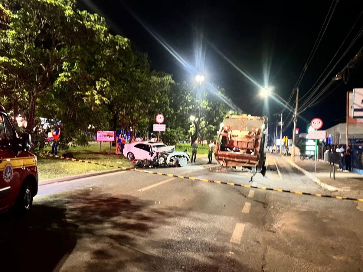 A jovem foi socorrida pelo Samu (Foto/BMMG)