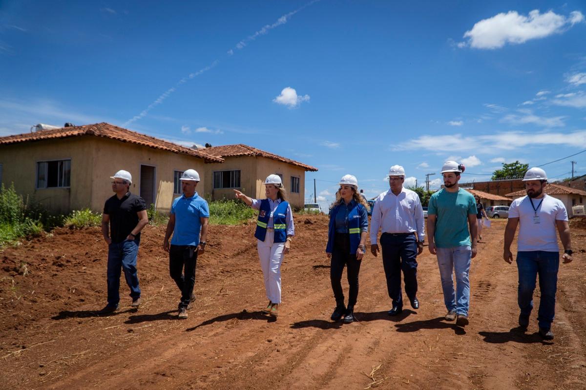 Representantes da empresa receberam a prefeita Elisa Araújo e apresentaram o início da retomada dos serviços (Foto/Reprodução)
