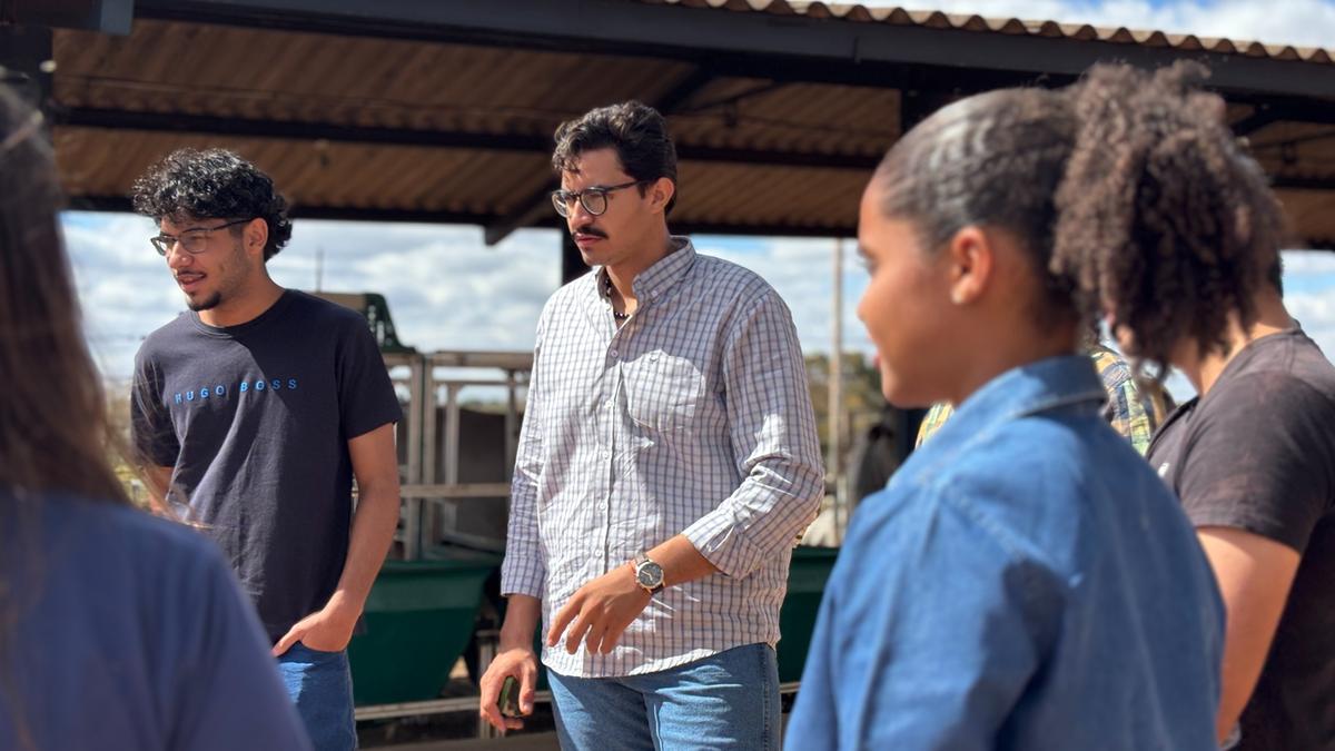 Marcos Abraão, além de estudante, é presidente do Diretório Acadêmico do curso de Medicina Veterinária (Foto/Divulgação)