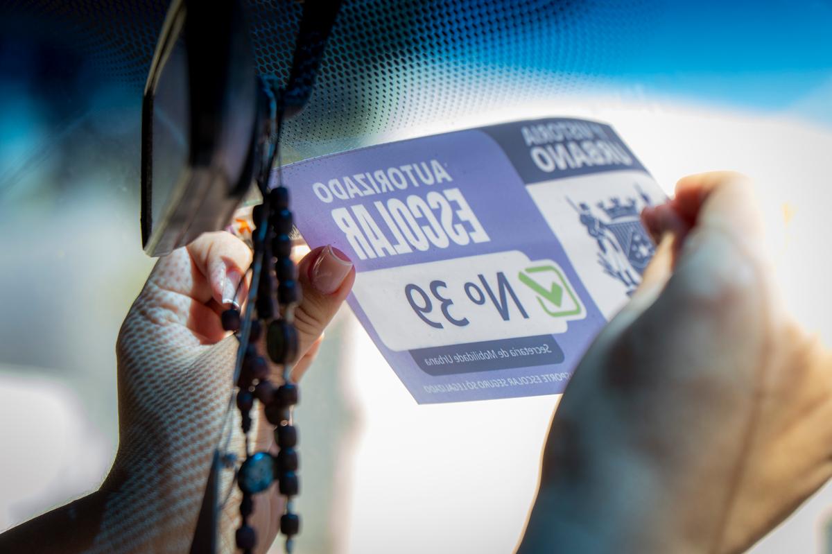 A selagem dos veículos do transporte escolar acontece hoje e nos próximos dois sábados do mês de janeiro (Foto/Divulgação)