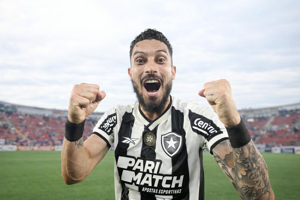 Alex Teles fez o segundo gol do Botafogo (Foto/BFR)