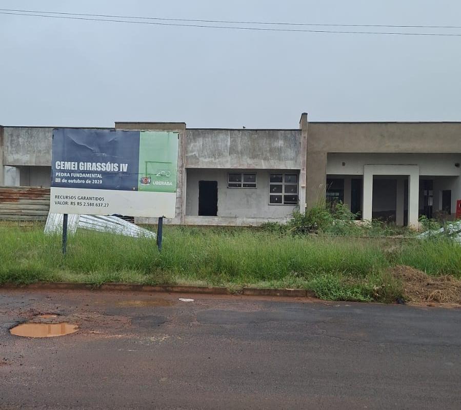 Conclusão da obra do Cemei Girassóis IV já foi adiada diversas vezes (Foto/Divulgação)