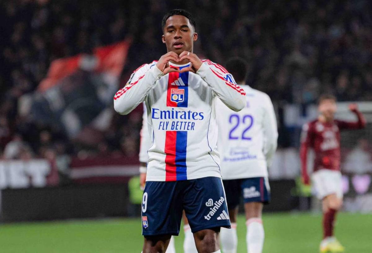 Endrick vive bom início no clube francês e diretoria estuda pedido ao Real Madrid (Foto/@OL via X)