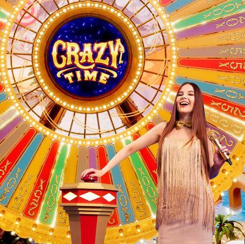 (Crazy Time lidera game shows no cassino online da KTO (Foto/Divulgação/Evolution Gaming))