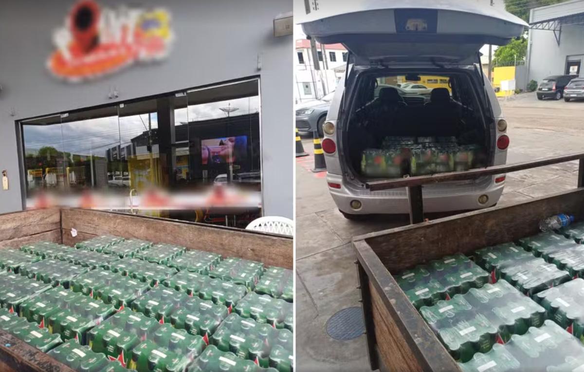 Cliente recebeu cervejas compradas em supermercado na zona Oeste de Boa Vista, em Roraima (Foto/Arquivo Pessoal - via G1)