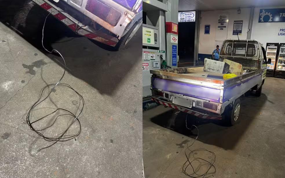 Homem foi preso após amarrar e arrastar uma cadela até a morte em Igarapava (SP). O animal não resistiu aos ferimentos. (Foto/Reprodução)