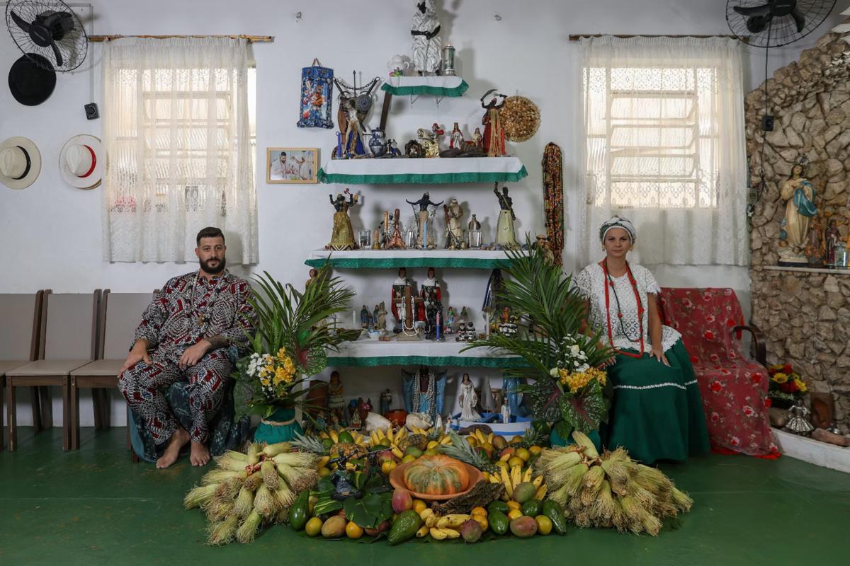 Segundo o Juremeiro William, muitas pessoas de outras crenças enxergam as religiões de matriz africana como rivais (Foto/Flavio Tavares/O Tempo)