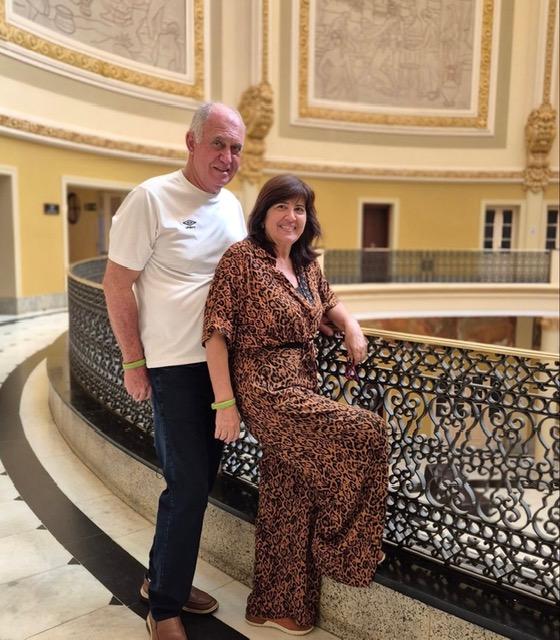 Ivan e Dionir Dias aproveitando o fim de semana na terra da Dona Beja (Foto/Arquivo pessoal)