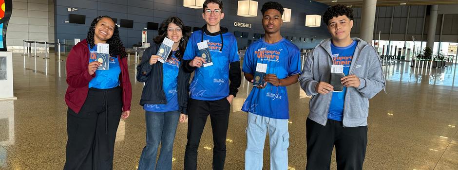 Todos são alunos do 1º ano do Ensino Médio em Tempo Integral (EMTI) da rede estadual de ensino de Minas Gerais. (Foto/Divulgação/SEE-MG)