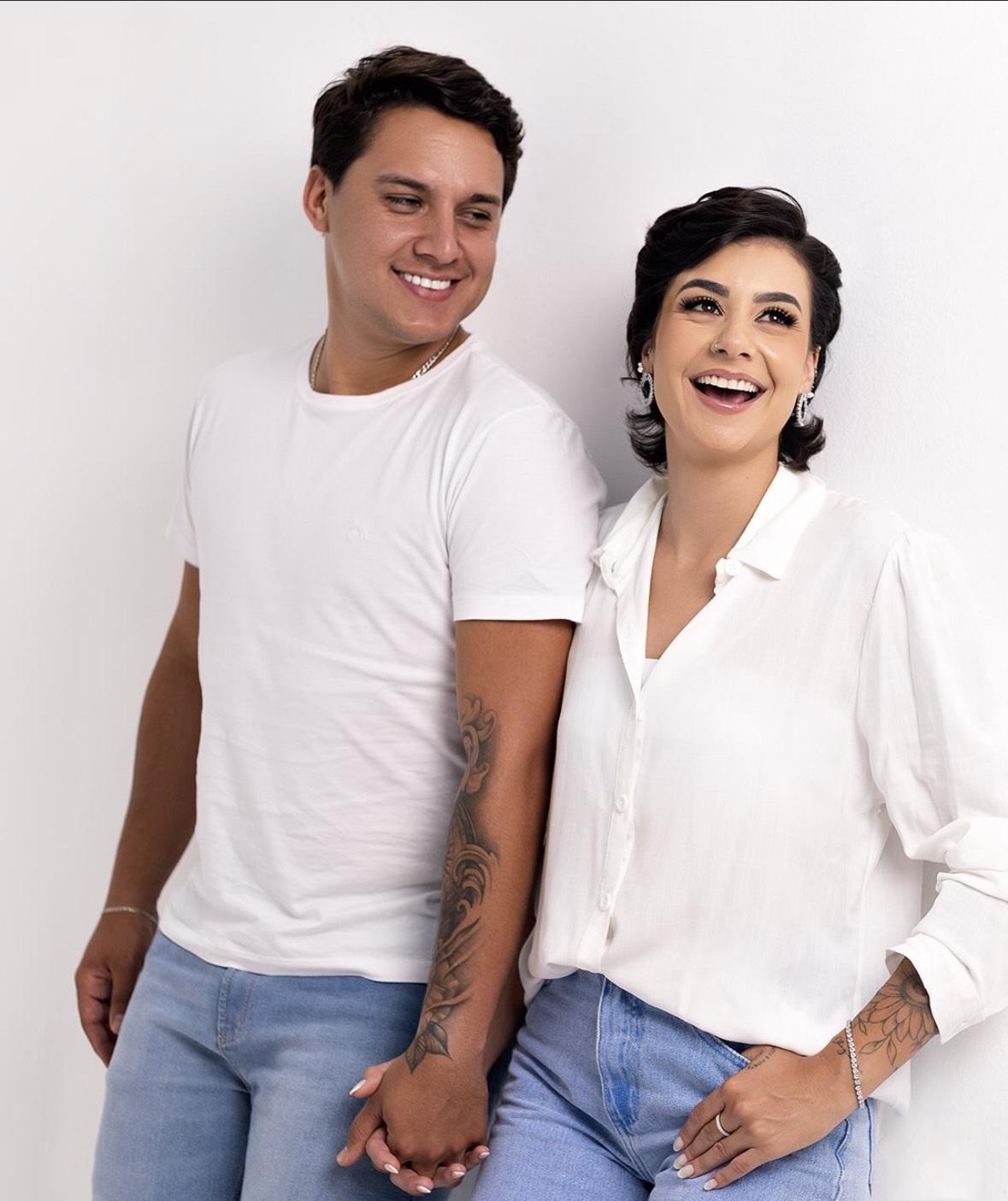 Gleyce e Carlos, em clima de romance no pré wedding, contando os dias para o tão sonhado “sim”, em julho (Foto/Arquivo pessoal)
